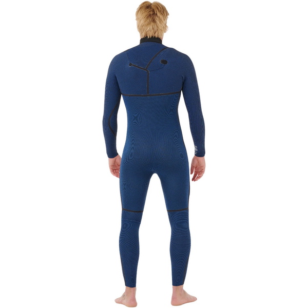 2026 Rip Curl Mens E-Bomb 4/3mm Zip Free Wetsuit 17MMFS - Black